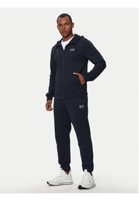 EA7 Emporio Armani Bluza 8NPM33 PJVRZ 0562 Granatowy Regular Fit. Kolor: niebieski. Materiał: bawełna #4