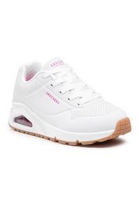 skechers - Skechers Sneakersy Stand On Air 310024L/WHP Biały. Kolor: biały. Materiał: skóra #7