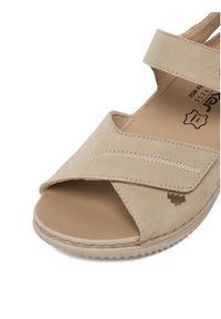 Rieker Sandały CEO-V7474-60 Beżowy. Kolor: beżowy. Materiał: zamsz, skóra #2