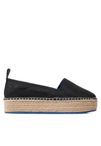 Calvin Klein Jeans Espadryle Flatform Espadrille Soft Ny YW0YW00989 Czarny. Kolor: czarny. Materiał: materiał #1