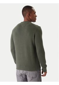 Tommy Jeans Sweter DM0DM21787 Zielony Regular Fit. Kolor: zielony. Materiał: bawełna #5