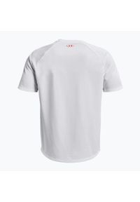 T-shirt treningowy męski Under Armour Tech Fade. Kolor: wielokolorowy, czerwony, biały