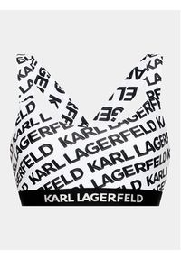 Karl Lagerfeld - KARL LAGERFELD Góra od bikini 230W2213 Biały. Kolor: biały. Materiał: syntetyk #2