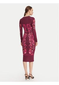 Versace Jeans Couture Sukienka codzienna 79HAO9P0 JS524 Fioletowy Slim Fit. Okazja: na co dzień. Kolor: fioletowy. Materiał: wiskoza. Typ sukienki: proste. Styl: casual #4