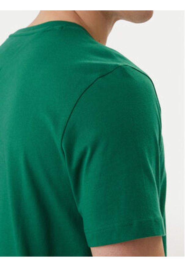 TOMMY HILFIGER - Tommy Hilfiger T-Shirt Ess Seasonal MW0MW39995 Zielony Regular Fit. Kolor: zielony. Materiał: bawełna