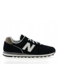New Balance - BUTY męskie NEW BALANCE sneakersy 373 ML373XB2 sportowe skóra. Kolor: czarny, biały, wielokolorowy. Materiał: skóra. Model: New Balance 373. Sport: turystyka piesza