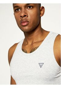 Guess Tank top U97M02 JR003 Szary Slim Fit. Kolor: szary. Materiał: bawełna #2