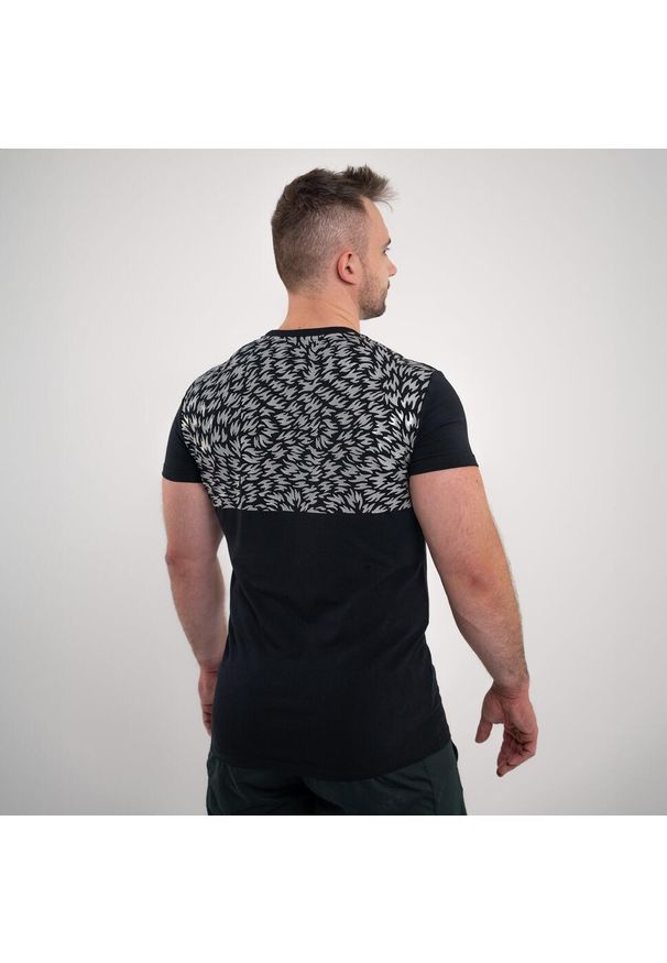 Koszulka slim DZIK® PRO GRIP srebrna. Kolor: srebrny. Materiał: materiał