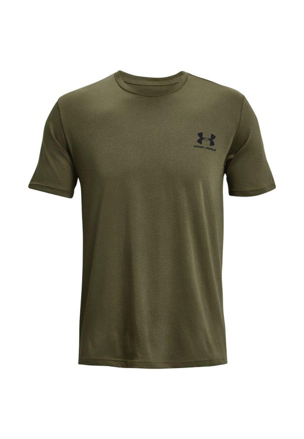 Koszulka męska Under Armour Sportstyle Left Chest. Kolor: zielony