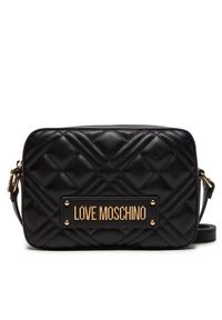 Love Moschino - LOVE MOSCHINO Torebka JC4150PP1LLA0000 Czarny. Kolor: czarny. Materiał: skórzane