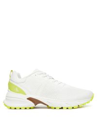 Calvin Klein Jeans Sneakersy Hike Runner Tech Knit YM0YM01284 Biały. Kolor: biały. Materiał: materiał