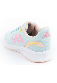 Adidas - Buty adidas Runfalcon Jr HR1412 niebieskie. Zapięcie: sznurówki. Kolor: niebieski. Materiał: guma. Szerokość cholewki: normalna. Model: Adidas Cloudfoam #5