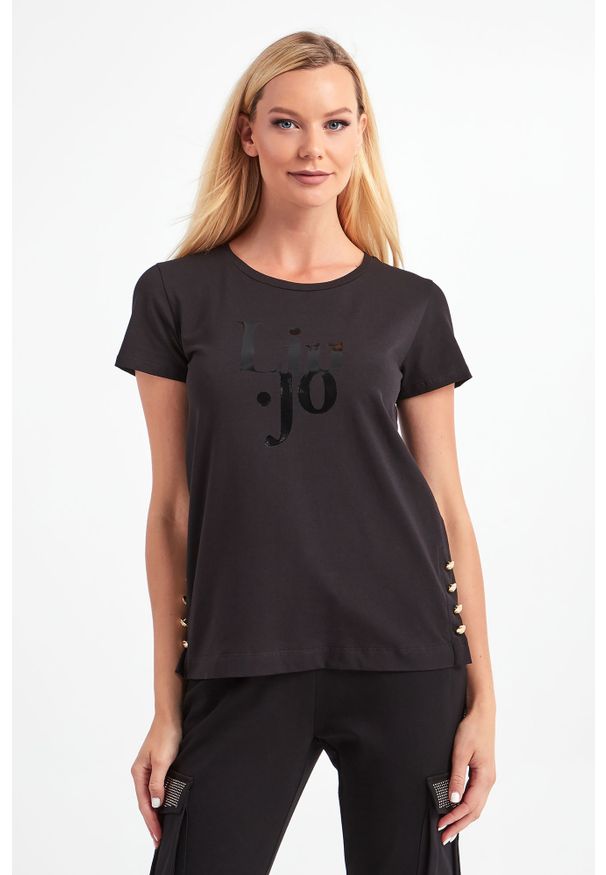 Liu Jo Sport - T-shirt LIU JO SPORT. Okazja: na co dzień. Długość rękawa: krótki rękaw. Długość: krótkie. Wzór: nadruk. Styl: sportowy