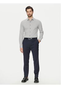 Michael Kors Koszula MD0MD91392 Szary Slim Fit. Kolor: szary. Materiał: bawełna