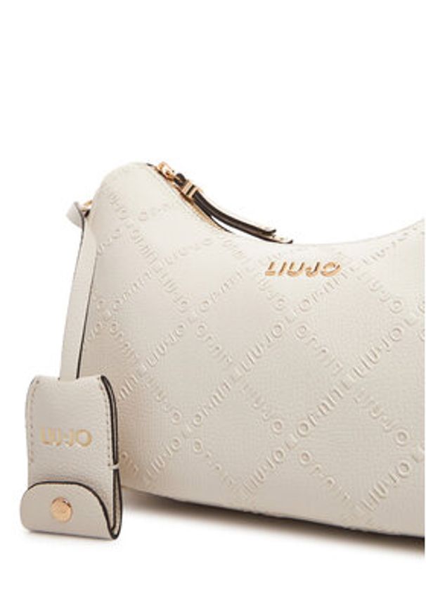 Liu Jo Torebka Ecs S Hobo AF5056 E0538 Écru. Materiał: skórzane