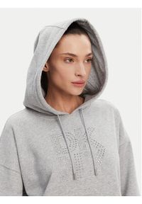 DKNY Sport Sukienka dzianinowa DP5D4884 Szary Relaxed Fit. Kolor: szary. Materiał: bawełna. Typ sukienki: sportowe. Styl: sportowy
