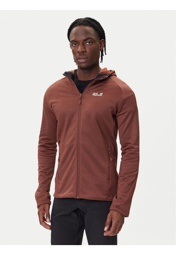 Jack Wolfskin Polar Peak District A65272 Brązowy Regular Fit. Kolor: brązowy. Materiał: syntetyk