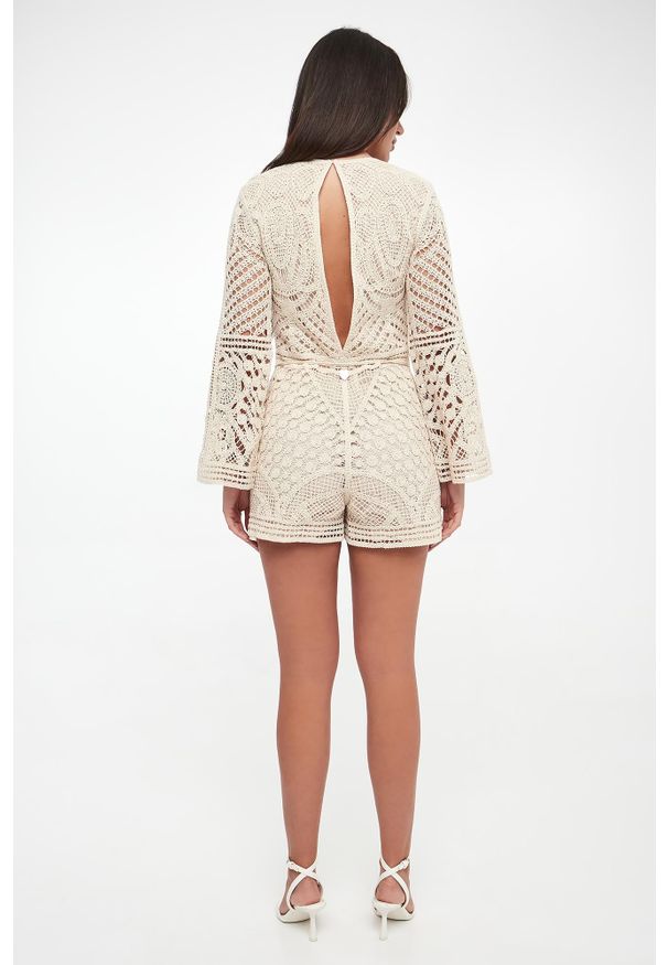 Twinset U&B - Kombinezon damski koronkowy TWINSET U&B. Materiał: koronka