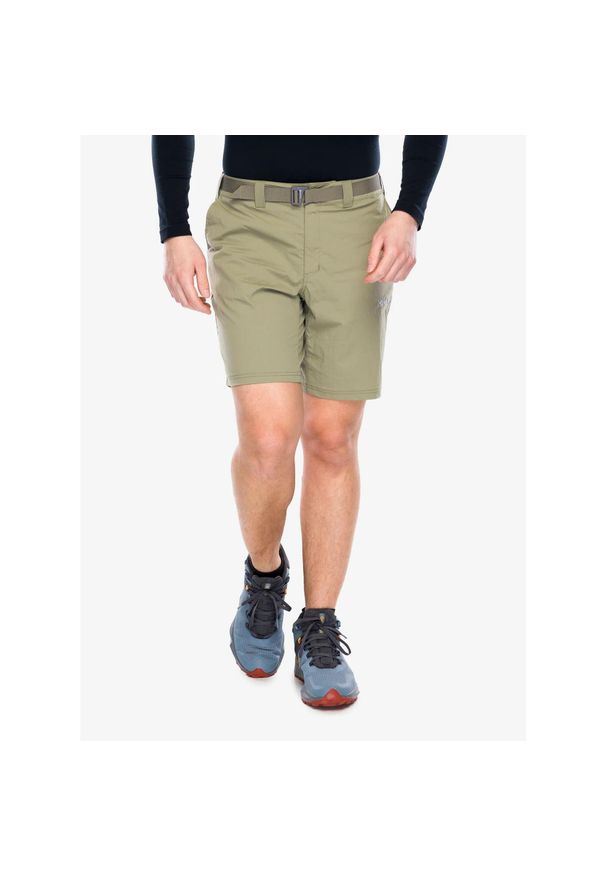 Spodenki turystyczne męskie Montane Terra Lite Shorts. Kolor: zielony. Długość: krótkie