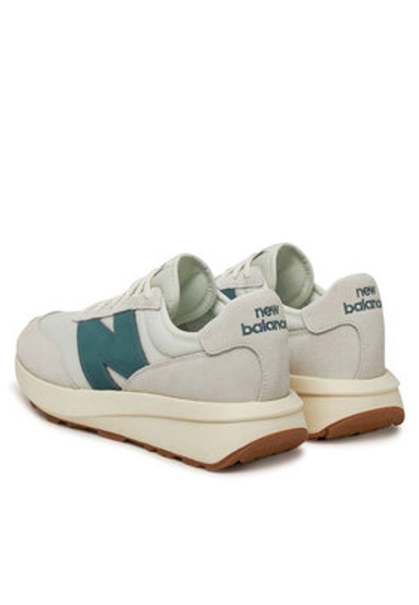 New Balance Sneakersy U370CC Beżowy. Kolor: beżowy. Materiał: zamsz, skóra