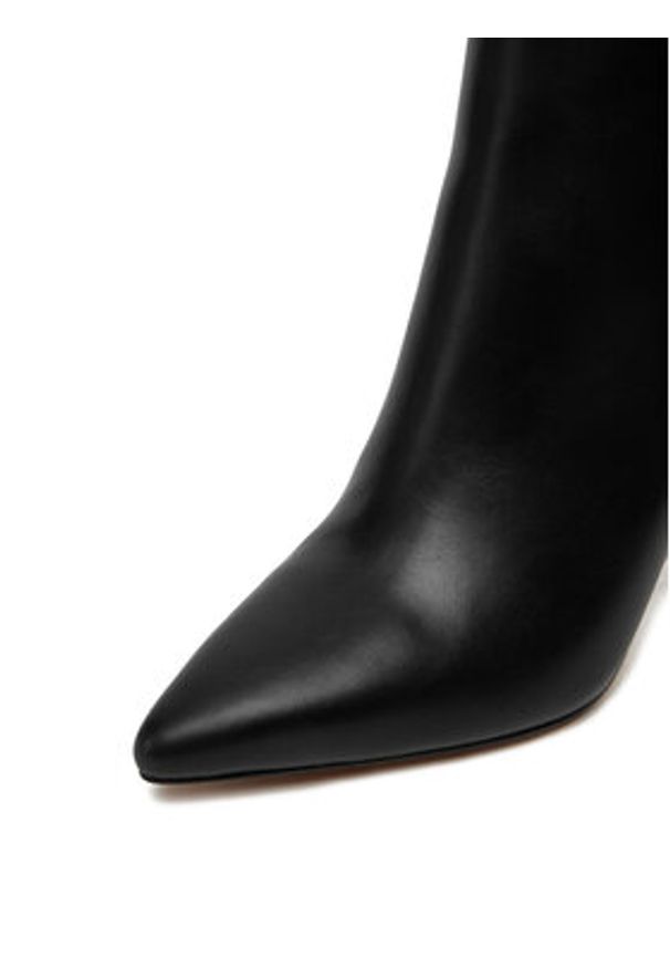 Nine West Botki CEO-NADINE-01 Czarny. Kolor: czarny. Materiał: skóra, materiał