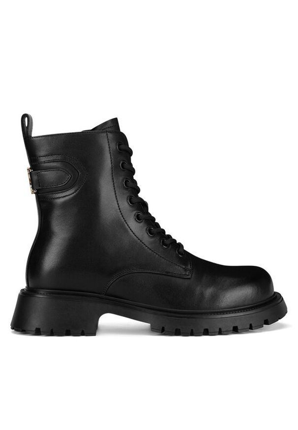Badura Botki WFA2594-1Z Czarny. Kolor: czarny. Materiał: skóra