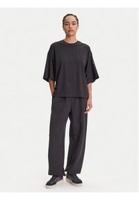 Adidas - adidas T-Shirt ALL SZN Soft Lux JM3800 Czarny Loose Fit. Kolor: czarny. Materiał: bawełna #3