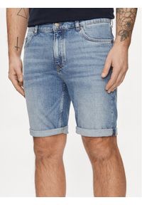 Marc O'Polo Denim Szorty jeansowe 463 9212 13002 Niebieski Slim Fit. Kolor: niebieski. Materiał: jeans, bawełna