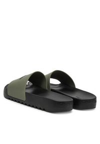 Calvin Klein Klapki Chunky Pool Slide Rub HM0HM01063 Zielony. Kolor: zielony