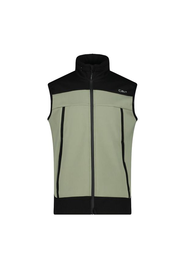 Kamizelka męska turystyczne CMP 34A1847. Kolor: zielony. Sport: turystyka piesza
