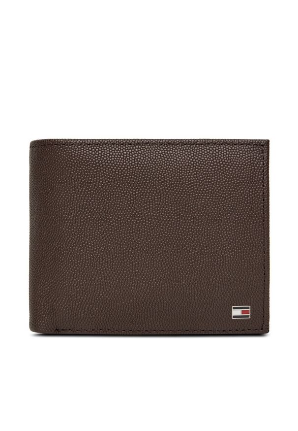 TOMMY HILFIGER - Duży Portfel Męski Tommy Hilfiger. Kolor: brązowy