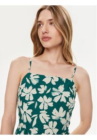 GAP - Gap Sukienka letnia 888463-01 Zielony Regular Fit. Kolor: zielony. Materiał: bawełna. Sezon: lato