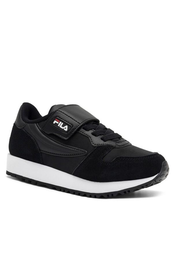 Fila Sneakersy Retroque Velcro Kids FFK0036.80010 Czarny. Kolor: czarny