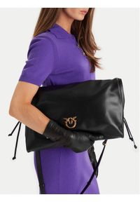 Pinko - PINKO Torebka Slouchy Extra Ai 25-26 PLTT 104364 A0QO Czarny. Kolor: czarny. Materiał: skórzane #1