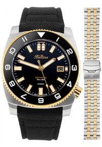 BALTICUS - Zegarek męski Balticus BAL-DWBBC-P czarny. Kolor: czarny #1