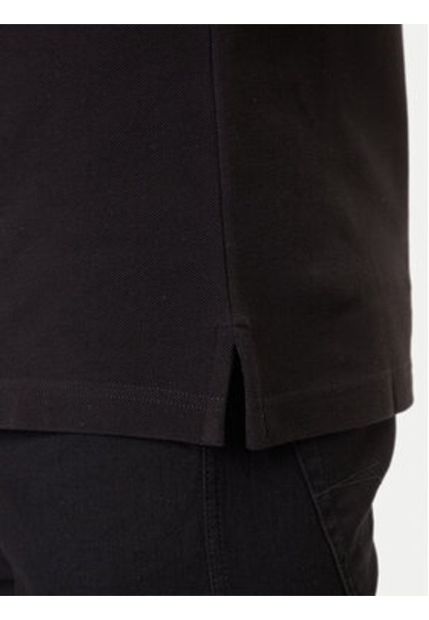 Versace Jeans Couture Polo 79GAGT00 CJ01T Czarny Slim Fit. Typ kołnierza: polo. Kolor: czarny. Materiał: bawełna