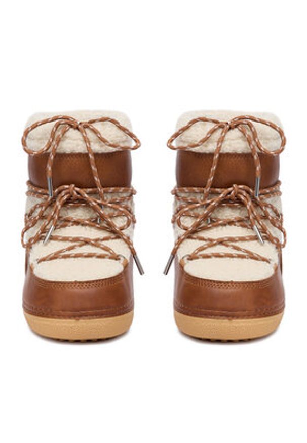 DeeZee Śniegowce NS904B-01 Brązowy. Kolor: brązowy. Materiał: materiał