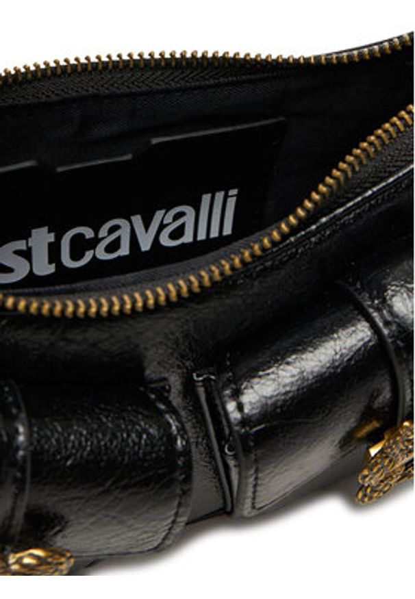Just Cavalli Torebka 79RA4BX1 ZS969 Czarny. Kolor: czarny. Materiał: skórzane