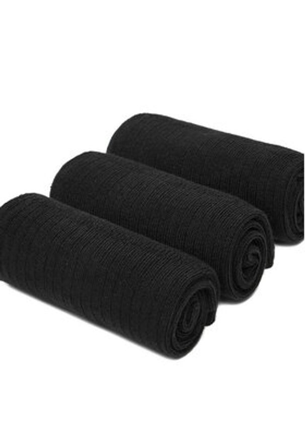 Nine West Skarpety długie CEO_BR_NW_25081_W_AW25 (3 PACK) Czarny. Kolor: czarny. Materiał: bawełna