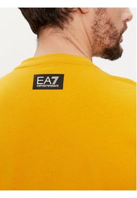 EA7 Emporio Armani T-Shirt 3DPT44 PJ02Z 1680 Pomarańczowy Regular Fit. Kolor: pomarańczowy. Materiał: bawełna #5
