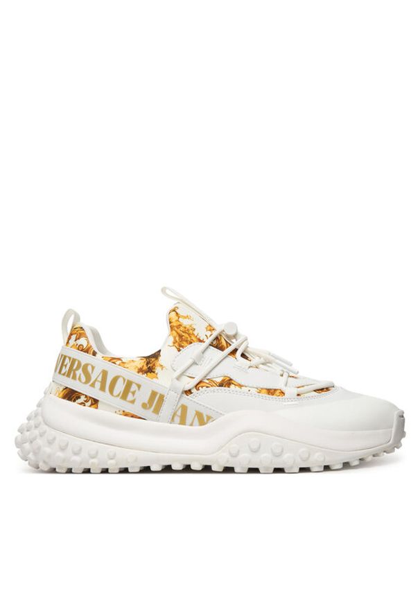 Versace Jeans Couture Sneakersy 80YA3SN2 Biały. Kolor: biały. Materiał: materiał