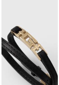 Guess bransoletka skórzana damska. Kolor: czarny #2