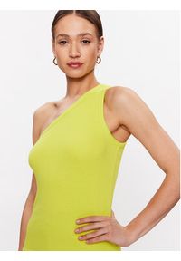 b.young Top Sanana 20813300 Żółty Slim Fit. Kolor: żółty. Materiał: bawełna