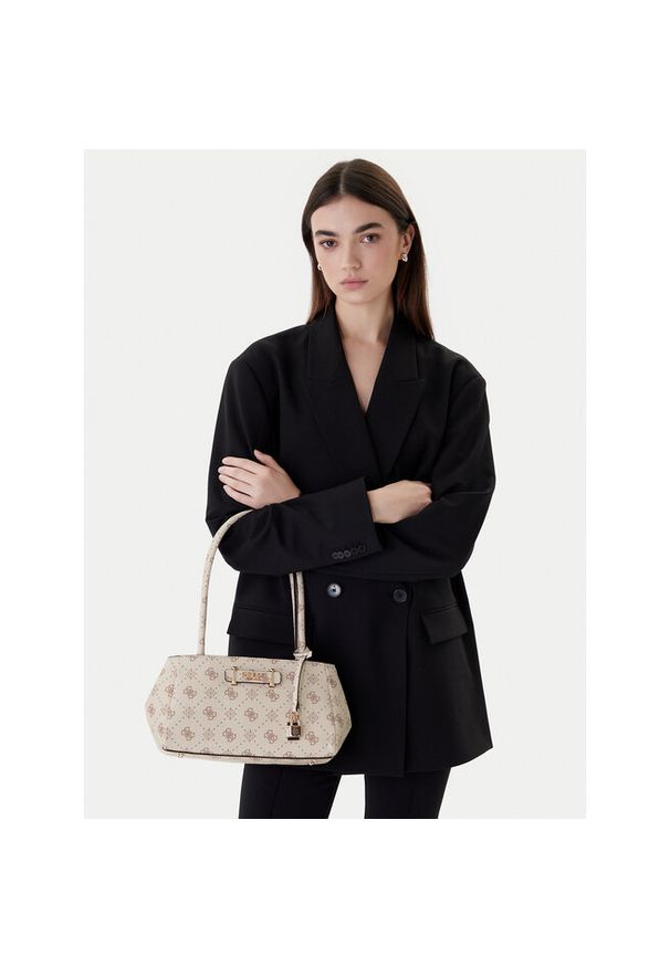 Torebka Guess. Kolor: kremowy