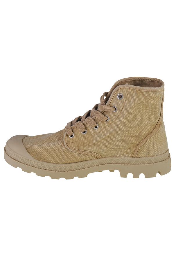 Buty sportowe Sneakersy męskie, Palladium Pampa Hi. Kolor: wielokolorowy, zielony, beżowy. Materiał: guma, materiał, tkanina, syntetyk. Sport: turystyka piesza