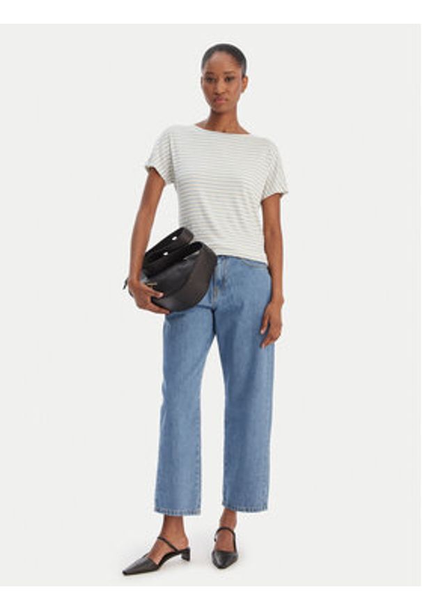 Marella Jeansy Agitare 2615181101 Niebieski Mom Fit. Kolor: niebieski