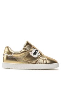 Karl Lagerfeld Kids Sneakersy Z09005/576 S Złoty. Kolor: złoty