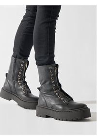 Steve Madden Trapery Odilia Bootie SM11002631 SM11002631-017 Czarny. Kolor: czarny. Materiał: skóra #7