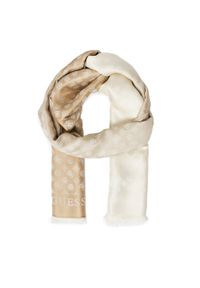 Guess Szal AW5337VIS03 Beżowy. Kolor: beżowy. Materiał: syntetyk