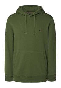 TOMMY HILFIGER - Tommy Hilfiger Bluza Essential MW0MW37235 Zielony Regular Fit. Kolor: zielony. Materiał: bawełna #1